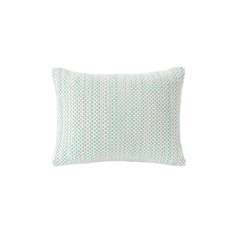 Outdoor Living Pillow Cover, Aqua Blue, Rectangle 14"H x 20"W, Pillow Cover Only - No Insert