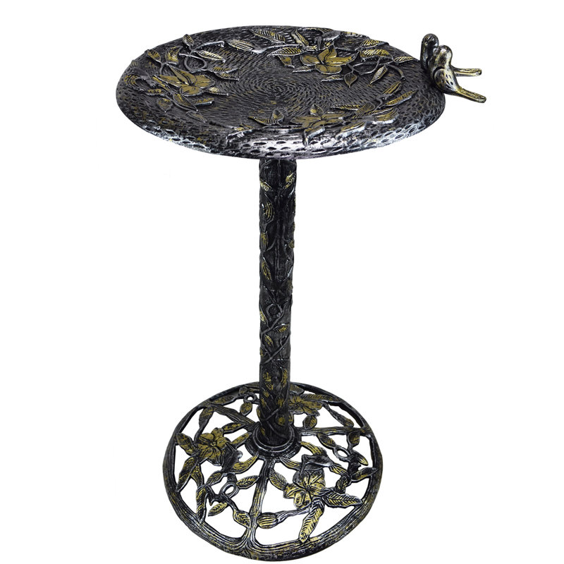 Manistique Metal Birdbath