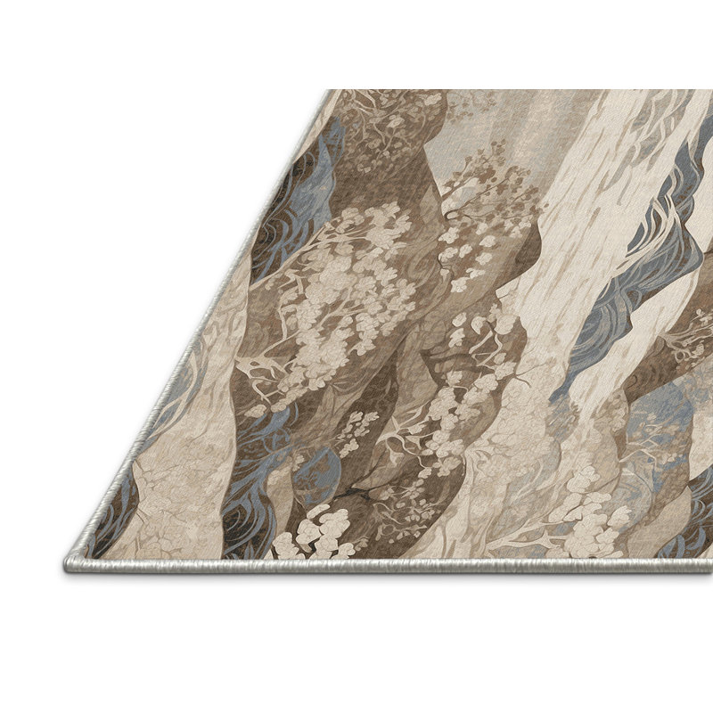 Tapis écarlate Cascade, Rectangulaire 2 pi x 3 pi