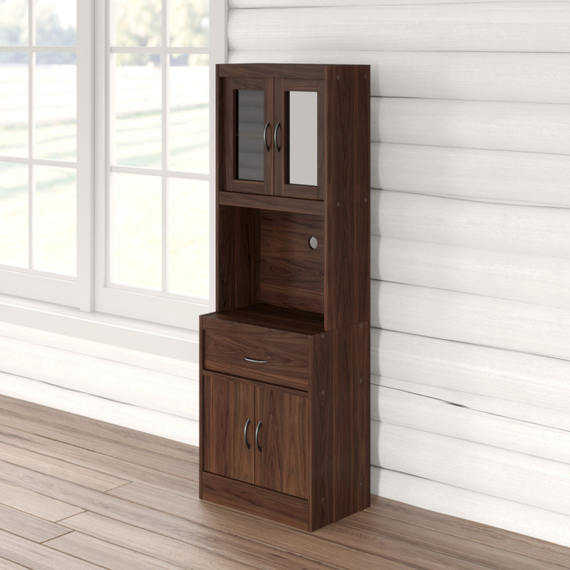 Keziah Dining Hutch Welsh Dresser, Dark Walnut