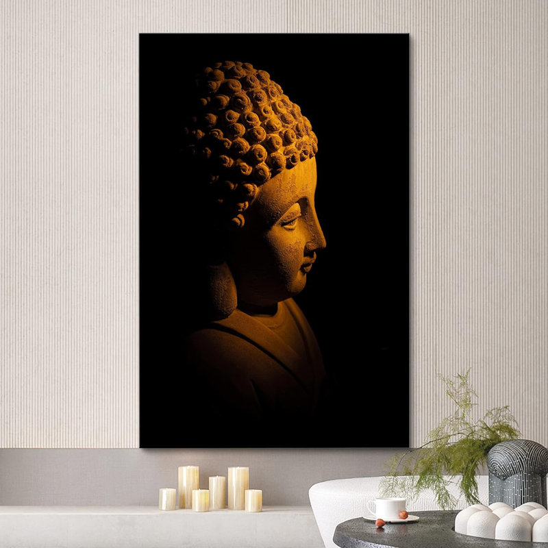 Religion " Buddhism Buddha Statue ", 36" H x 24" W x 1.5" D