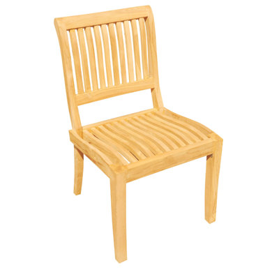 Masten Stacking Teak Patio Dining Chair