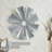 Higher Glory Galvanized Metal Windmill Blades Wall Hanging 16.75x16.75