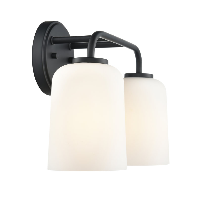 Londonderry 14" Wide 2-Light Vanity, Matte Black