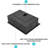 28"X22" Drop In Sink Gunmetal Black - Stainless Steel 18 Gauge, Scratch , 9" Bowl Depth, 3.5" Drain 28X22 Gauge Steel, Build, 26"X18" Interior, Depth-121644701