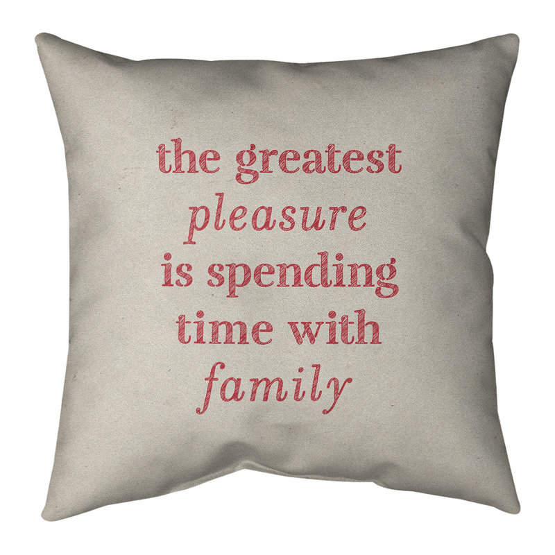 Coussin de sol, 36 po x 36 po, Blanc / Rouge