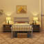 Minimalist Metal Bed Frame with Slatted Headboard-1976563633-1892607269