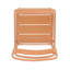 Tabouret de bar extérieur 2 pièces - fer, finition craquelée mate, orange, pour le plaisir 2 pièces tabourets orange - accessoire fonctionnel