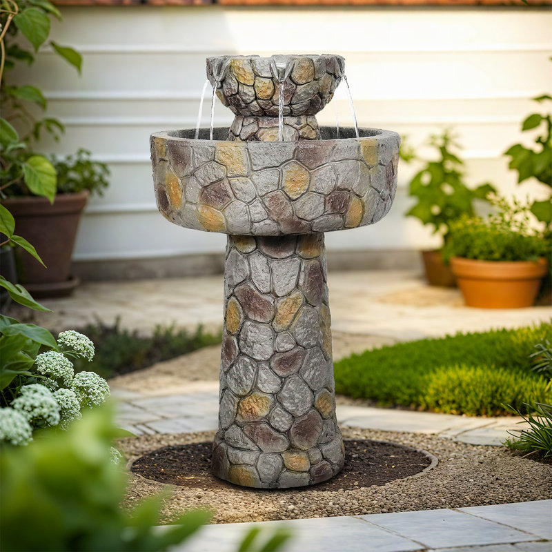 Fontaine de jardin 25,7 po