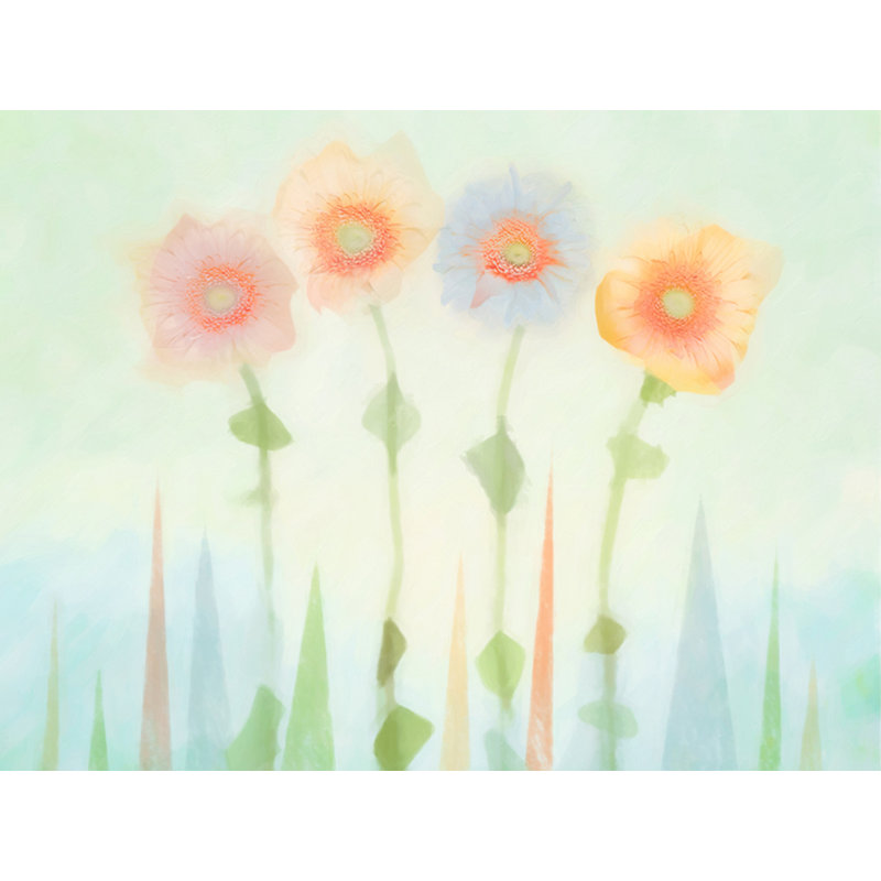 Reproduction d’art sur toile, "Flower Happy Dance", 16 po x 24 po