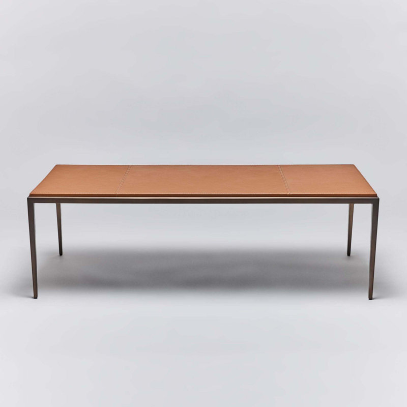 Table basse 4 pieds Auburn, Caramel