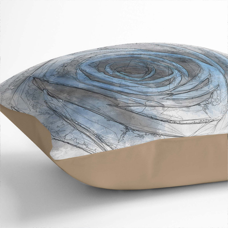Square Throw Cushion, Stone, 55cm H x 55cm W x 20cm D