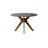 Xavion Mid-Century Solid Wood 48'' Round Dining Table, with Sculpted Splayed Leg Base, Chestnut Brown-958778269