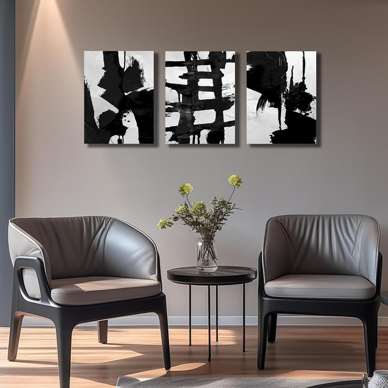 3 Piece Wrapped Canvas Print, 40 cm H x 30 cm W