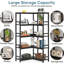 180cm H x 90cm W Metal Corner Bookcase-2127779512