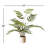  Artificial Plant Fern 28" H Decorative Greenery in Cement Pot
