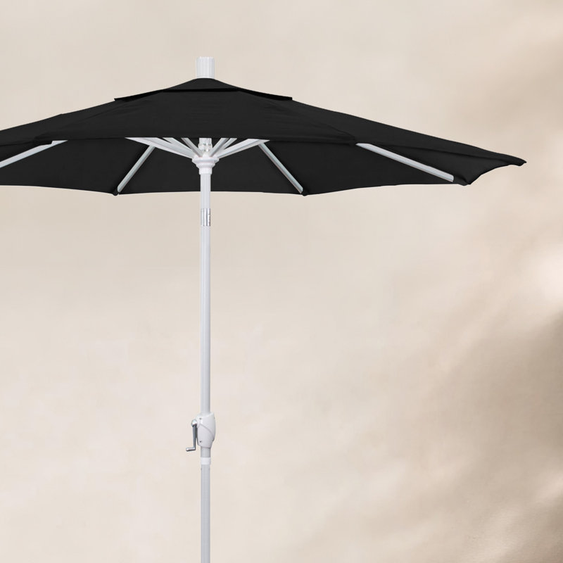 Parasol de marché 7,5' Wallach, Tissu performance noir