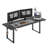 Dejanai Adjustable Metal Base Standing Desk with Power Outlet-394387684-394387687