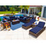 Yussuf 15 - Person Modular Patio Conversation Set with Cushions