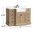 Claire 48'' Single Bathroom Vanity with Top-964897157