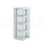 Glass Door Wall Mounted Corner Cabinet