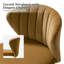 Fauteuil d'appoint moderne en velours avec dossier capitonné H 29 po Leona-749159666