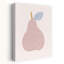 Douce poire rose délicate, minimaliste, moderne, paysage de fruits, art mural-129005280