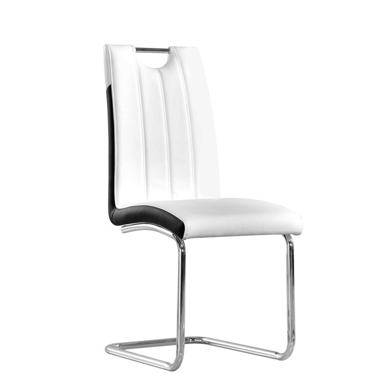 Chaise rembourrée, Blanc