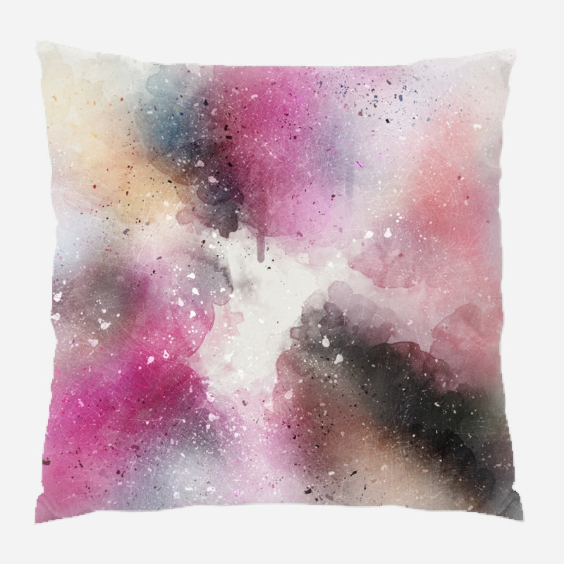 Housse et insert de coussin carré Shamir, Microsuède, Intérieur
