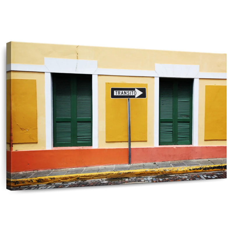 Sirci, rue San Juan vibrante, H 30 po x l 45 po