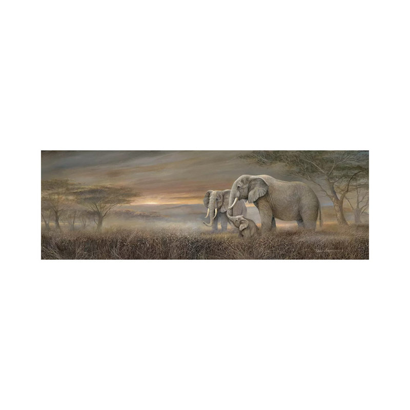 Gentle Giants by Ruane Manning - Wrapped Canvas Panoramic Print, 50.8 cm H x 152.4 cm W x 3.175 cm D