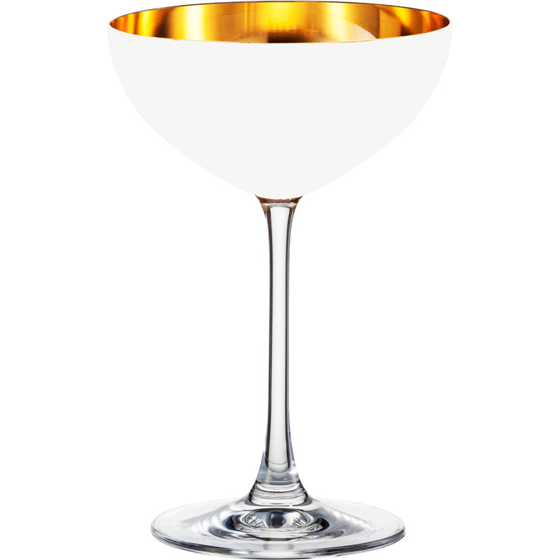 Verres à champagne 24 carats Oro24K, Blanc