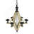 Suspended luminaire with adjustable chain
