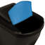 Polypropylène anthracite vidaXL empilable 19,8 gallons