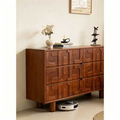 Geometric Carving Buffet Table