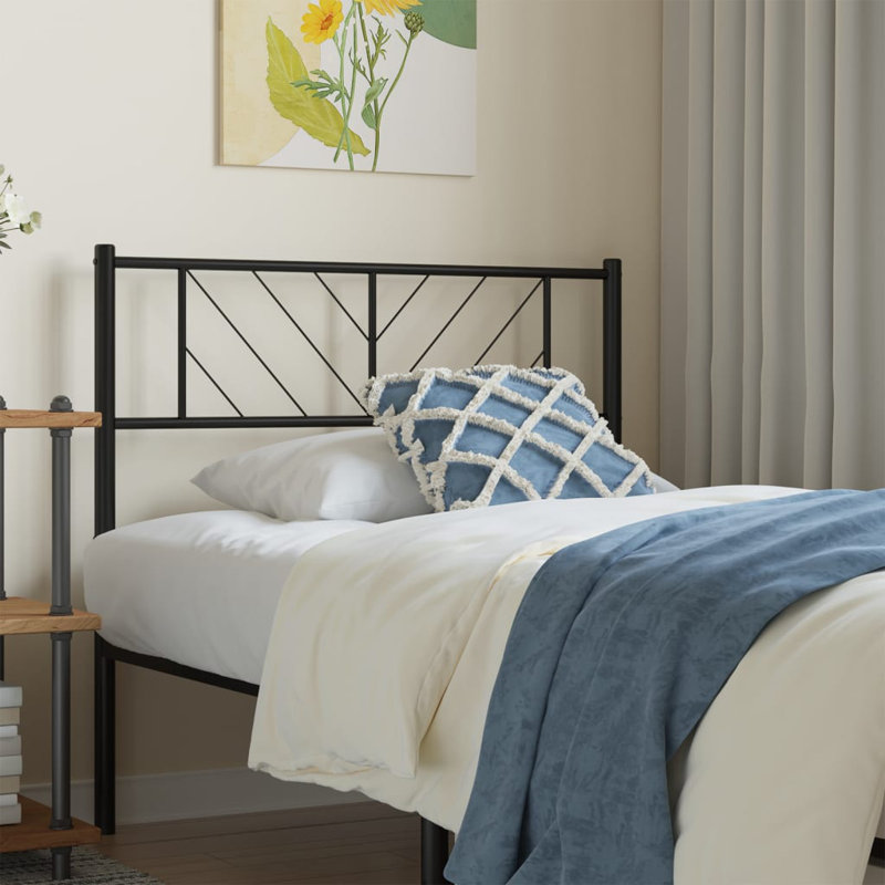 Montiara Headboard, Black, 90 x 105 cm