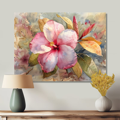 «Pink Plumeria Tropical Dream IV», reproduction d'art murale Plumeria