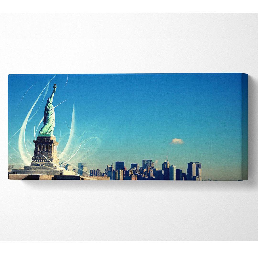 New Yorks Freiheitsstatue - Kunstdrucke auf Leinwand - Wrapped Canvas