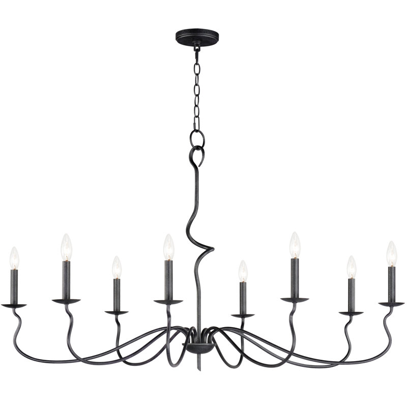 Lustre classique à 8 lumières de style bougie Ardi