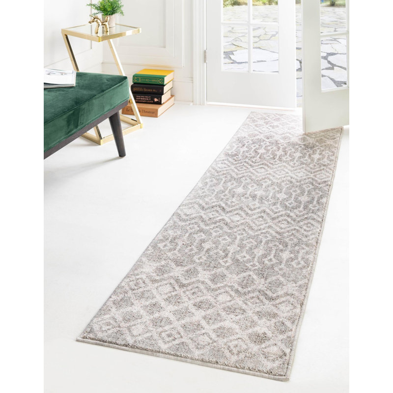 Barnkine Geometric Indoor Rug, Runner 2' x 8'