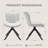 Upholstered Mid-century Modern Swivel Dining Chairs Set Of 4-461090315