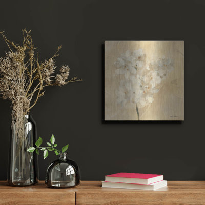 Art mural en métal Winston Porter «White Narcissus Crop» par Cheri Blum