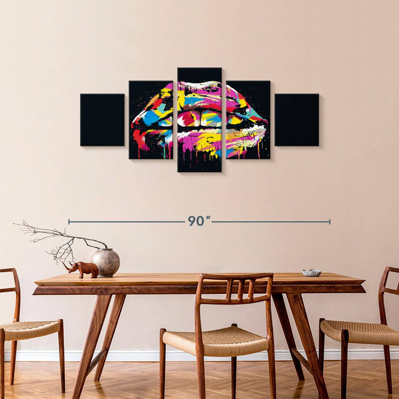 Lips, 36" H x 80" W