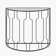 Mel 100cm Glass Top Console Table