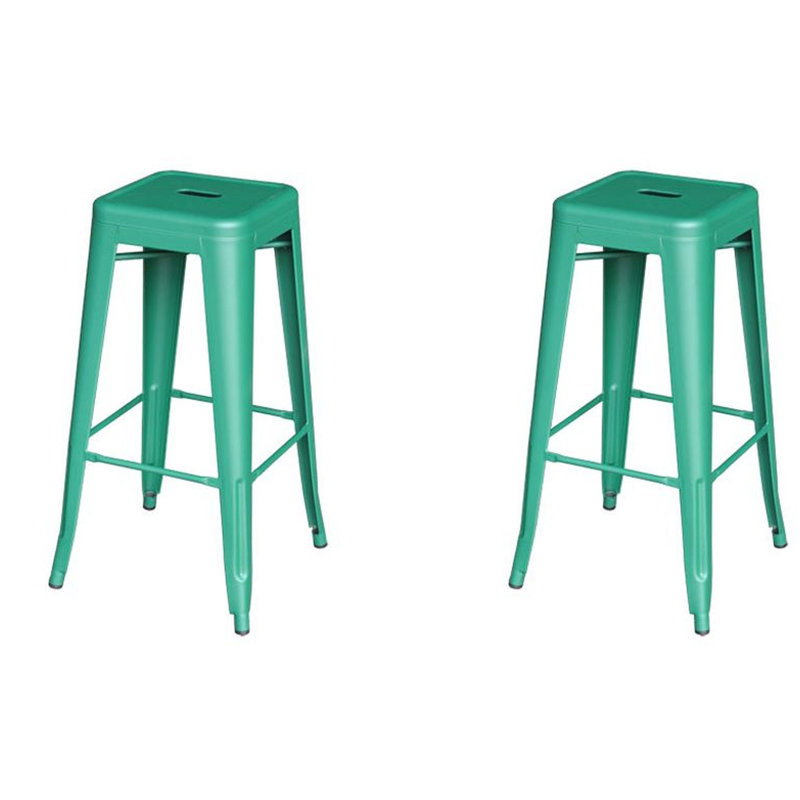 Tabouret Cheryllynne, Turquoise, Tabouret de comptoir (siège d'une hauteur de 26 p