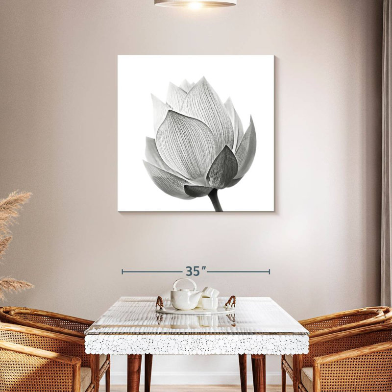 Harnek Budding Lotus, 36" H x 36" W