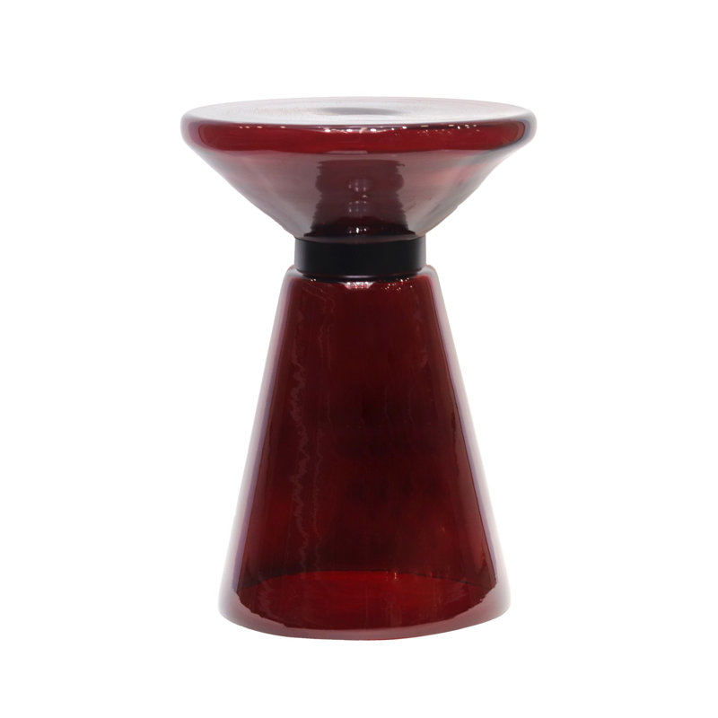 Table en verre Arliss Crimson