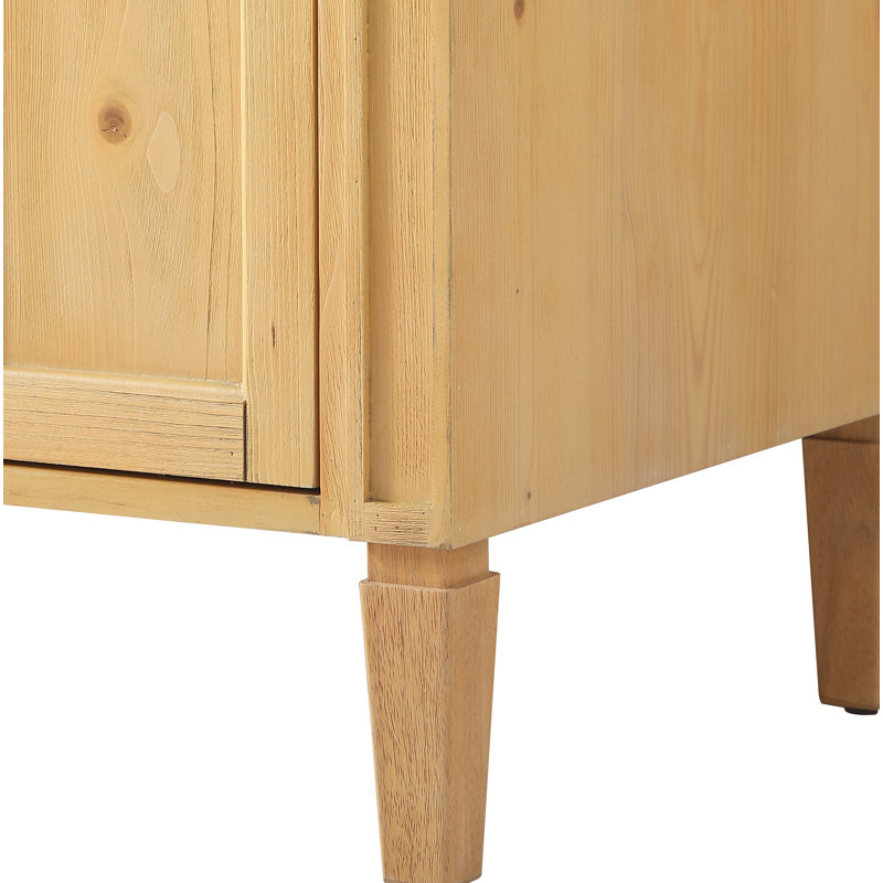 Meuble-lavabo simple l 36 po x P 22 po x H 35 po Rivers, Bois naturel