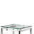 Delara Glass Top End Table
