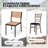 10-Person Aluminum Outdoor Dining Set With Umbrella Hole And Stackable Chairs-1678673684